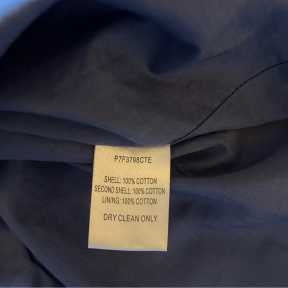 PARKER Brooklyn Poplin Ruffle Dress Blue Pink Size 6 - Picture 2 of 5